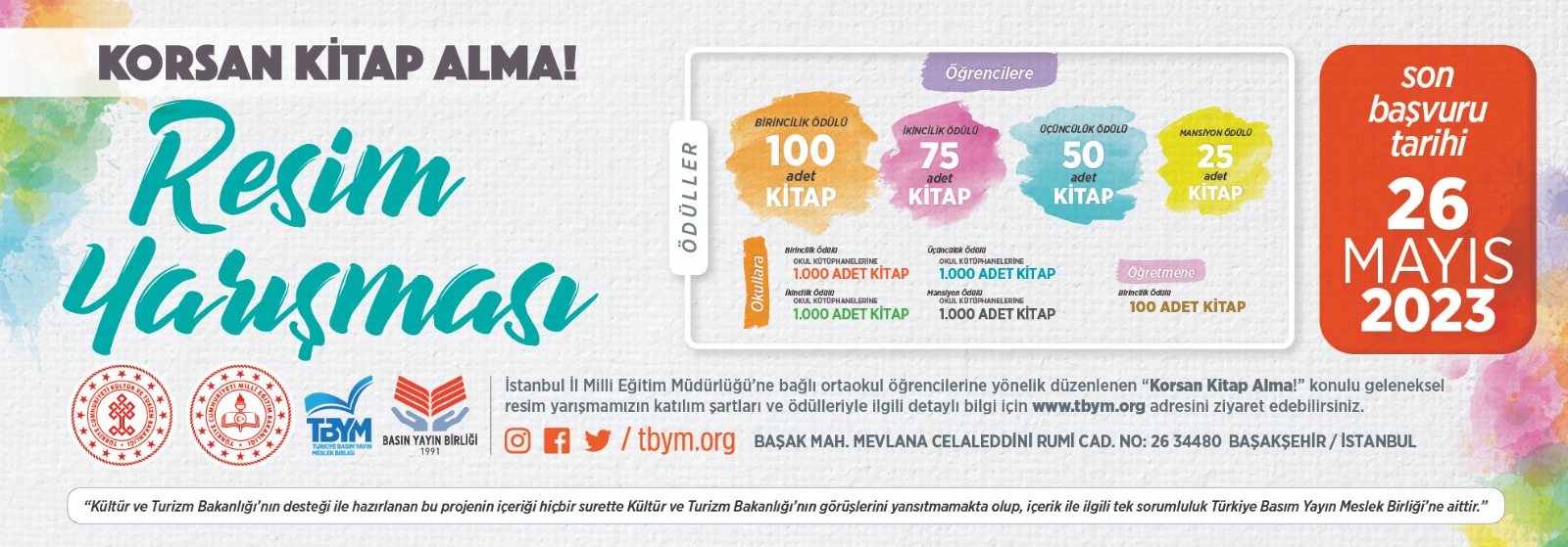 KORSAN KİTABA HAYIR RESİM YARIŞMASI